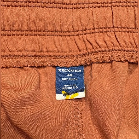 OLD NAVY ~ Plus 4X ~ Warm Hickory STRETCH TECH Cropped WIDE LEG Pants - Picture 2 of 13